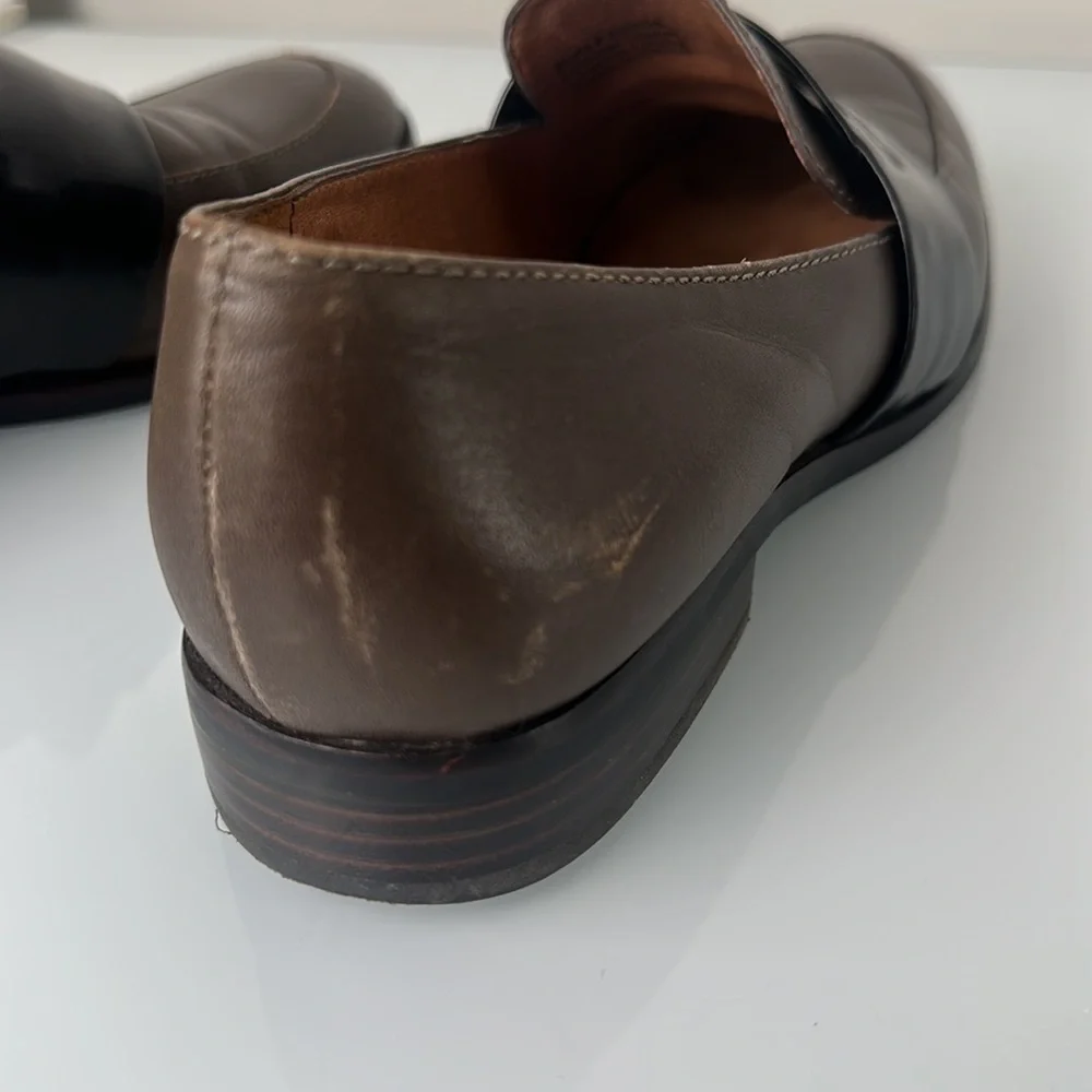 Madewell The Elin Loafer Two Toned Leather Size 6.5